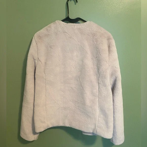 Ann Taylor Soft Cream Teddy Jacket - Picture 6 of 6